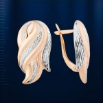 Серьги из русского золота