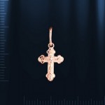 Крестик нательный золотой