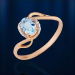  Russisches Goldschmuck Topas