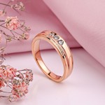 Кольцо из красного золота 585 пробы с бриллиантами