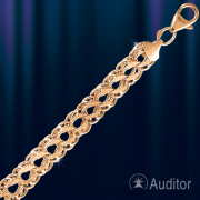 Red Gold Bismark- Chain & Bracelet