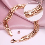 Goldener Armband "Wellen"