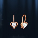 Золотые серьги с жемчугом