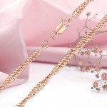 Rotgoldkette "Singapur"