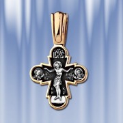 Kreuzanhaenger. Silber 