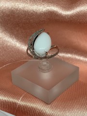 Серебряное кольцо "Лунный камень"