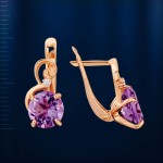 Russisches Goldschmuck Amethyst