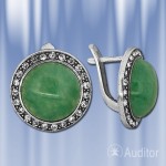 Ohrringe mit Chrysopras