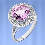 Silberring mit Amethyst 