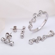 Silberset mit Fianiten