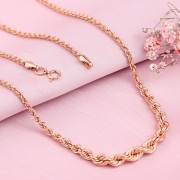 Золотая цепочка или браслет Кордовое плетение