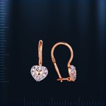 Десткие золотые серьги . Русское золото