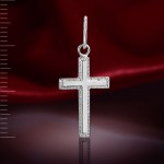 Kreuz Anhaenger russisches Silber