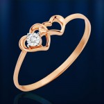  Goldring mit Brillanten