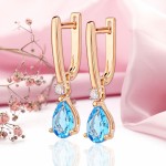 Серьги топаз бриллианты купить