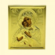Икона Богородица Владимирская золотой ризе