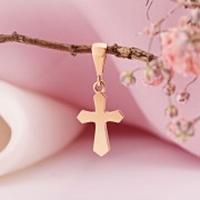 Russisches Gold 585 Goldkreuz für Kinder