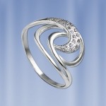  Ring aus Silber 925 mit Fianiten