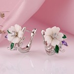 Серьги с перламутром Серебро 925