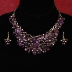 Set aus Amethyst