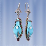 Ohrringe Russische Silberschmuck