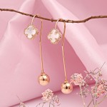 Серьги с перламутром Золото 585