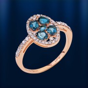  Russisches Goldschmuck Topas London