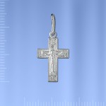 Крестик нательный серебряный