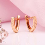 Золотые серьги 585 Грань