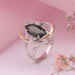 Купить кольцо из серебра 925 с фианитами