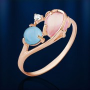  Russisches Goldschmuck Topas