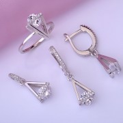 Silberset mit Fianiten