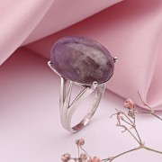 Silberring mit Amethyst 
