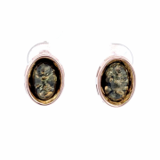 Vergoldete Silberohrringe 925º mit Bernstein in Deutschland kaufen