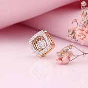 Танцующий Бриллиант - Подвеска Золотая