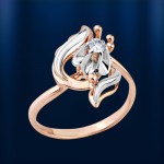  Goldring mit Brillanten 