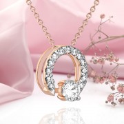 Anhänger 585 Russisches Gold in Deutschland Zirkonia