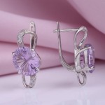 Ohrringe Silber & Amethyst