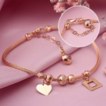 Goldenes Armband "Herz"