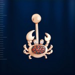 Body Piercing russian gold