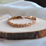 Goldarmband Russisches Gold 585 Bicolor 