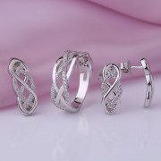 Silberset mit Fianiten