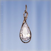 Anhaenger russisches Silber mit Fianit