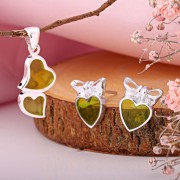 Гарнитур из серебра 925 пробы