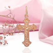 Vergoldetes Silberkreuz