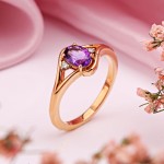 SOKOLOV Золотое кольцо 585 аметист бриллианты