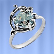 Silberring mit Fianiten