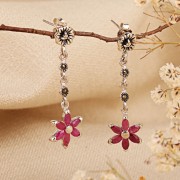 Silberohrringe 925 hängend