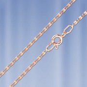 Russisches Silber Halskette Schnecke