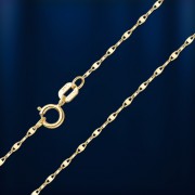 Russische Halskette. Gelbgold